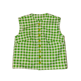 Gingham Barb Blouse (S)