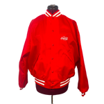 80s Coca Cola Satin Jacket Sz L