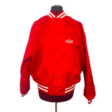 80s Coca Cola Satin Jacket Sz L