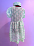 Green Lace Babydoll Dress (M)