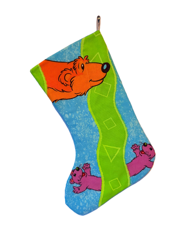 Holiday Stocking: Blue House Bear