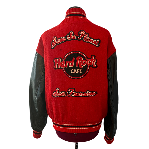 Hard Rock Cafe Varsity Jacket Sz L – Shopfranklinjay
