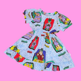 Dinosaur Family Babydoll Dress (XL)