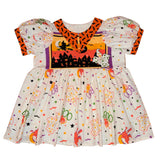 Witchy Ghosts Babydoll Dress (2X)