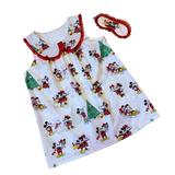 Christmas Mouse Nightgown and Sleep Mask Set M/L
