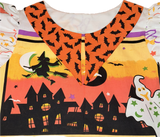 Witchy Ghosts Babydoll Dress (2X)