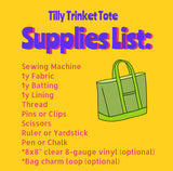Tilly Tote Pattern (physical w/notions)