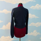 American Apparel Navy Blue Cropped Sweater Sz L