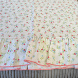 Blue/Red Floral Bedsheet