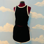 NWOT Lisa Says Gah Two Piece Nia Terry Tank and Skort Set Sz M