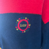 90s UAW 1/4 Zip Fleece Sz L/XL