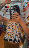 Candy Cow Print Tank (M)