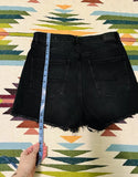 AE Black Stretchy High Waist Jean Shorts Sz 8