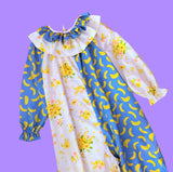 Floral Banana Clown Suit w/ Collar (M)