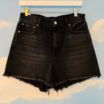 AE Black Stretchy High Waist Jean Shorts Sz 8