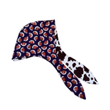 Snails/Cow Print Reversible Quilted Hooded Scarf