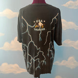 90s White Tail Deer USA Thunder T Shirt L