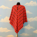 Vintage 1970s Handmade Pancho