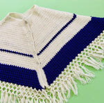 Vintage 1970s Handmade Pancho OSFM