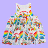 Rainbow Cutie Jumper Dress w/ pockets (XL)