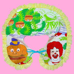 Burger Clown & Bear Fam Reversible Collar