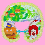 Burger Clown & Bear Fam Reversible Collar
