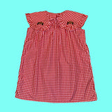 Picnic Sleeveless Babydoll Dress (M)