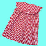 Picnic Sleeveless Babydoll Dress (M)