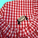 Picnic Sleeveless Babydoll Dress (M)