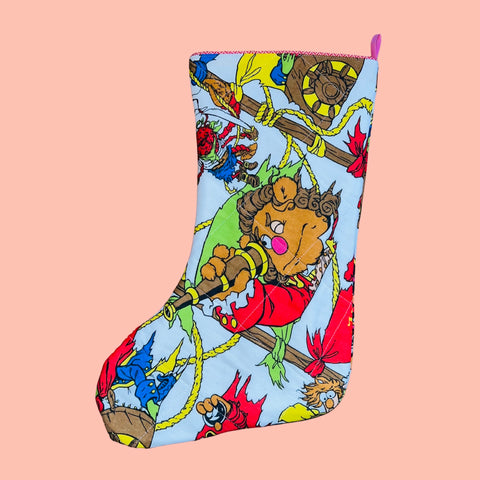 Holiday Stocking in Puppet Treasure Island