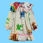 Puppet Show Rick Rack Dress (L-2X)