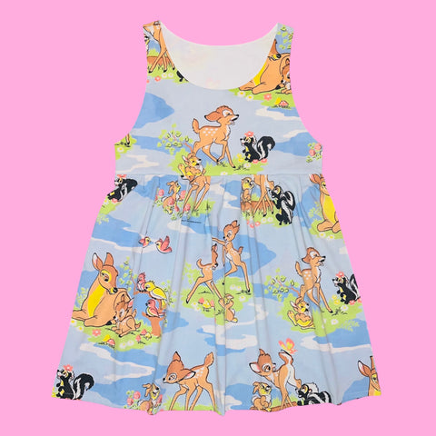 Baby Deer Jumper Dress (S)