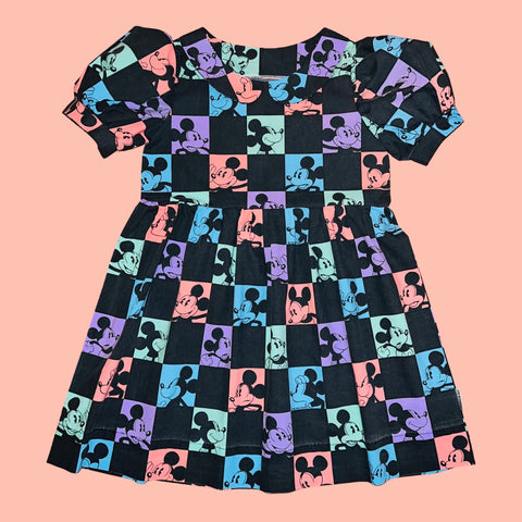 Pop Art Mouse Babydoll Dress (M)