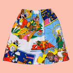 80s Video Game Skirt w/ pockets (S-M)