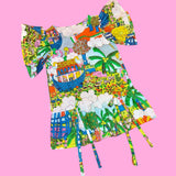 Noah’s Ark Drop Waist Bow Dress (M)