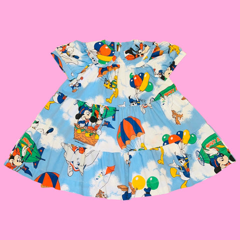 Cloud Mouse & Friends Tiered Dress (2X)