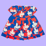 Pop Art Mouse Tiered Dress (XL)