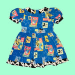 Mouse & Friends Cow Babydoll Dress (M)