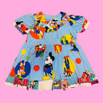 Mouse Polka Dot Bow Babydoll Dress (2X)