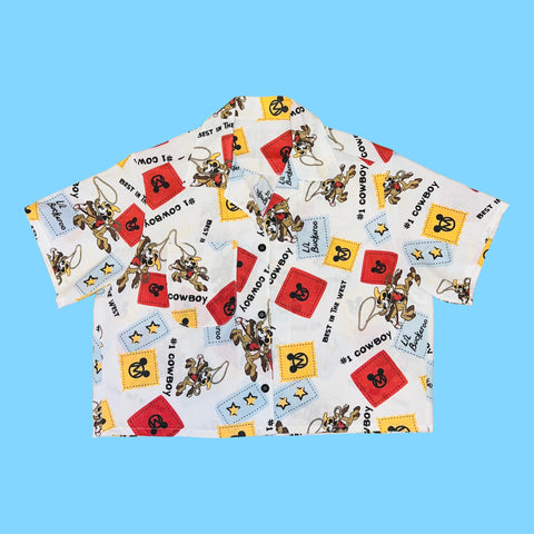 Cowboy Mouse Button Up Shirt (M-XL)