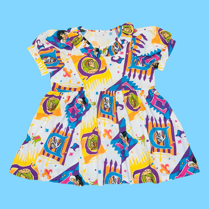 Notre Dame Clown Collar Babydoll Dress (XL)