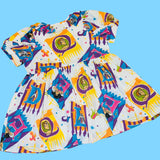 Notre Dame Clown Collar Babydoll Dress (XL)