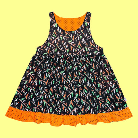 Monster Mash Jumper Dress w/ pockets (L)