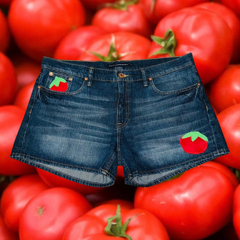 Tomato Girl Jean Shorts (XL)