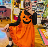 Custom JACK-O-LANTERN Jumper Dress