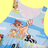 Baby Deer Jumper Dress w/ pockets (M)