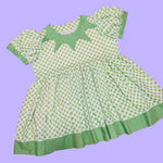 Frog Plaid Babydoll Dress (2X)