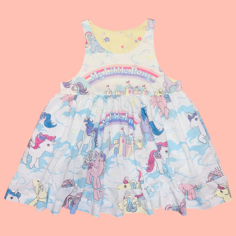 Your Tiny Horsey Jumper Dress w/ pockets (L/XL)