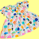 Treasure Friends Clown Collar Babydoll Dress (3X)