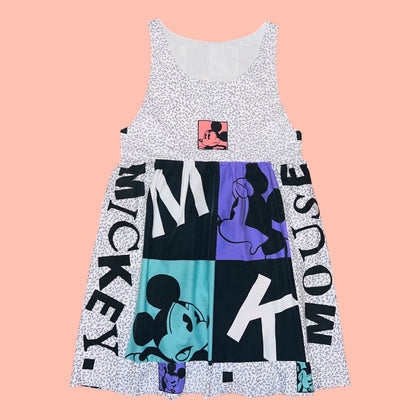 90s mouse Jumper Dress w/ pockets (S)